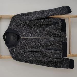 J. Crew boucle bomber jacket